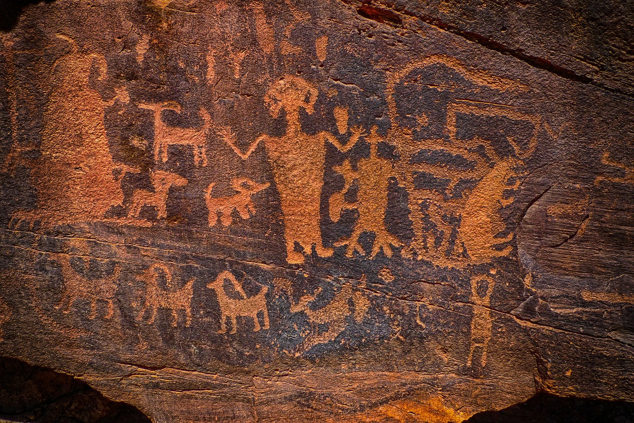 indian art petroglyph native american free photo