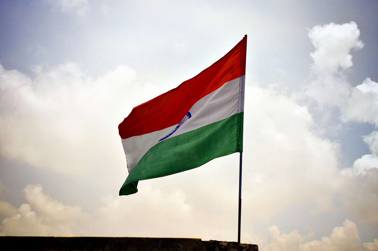 indian flag flag india free photo