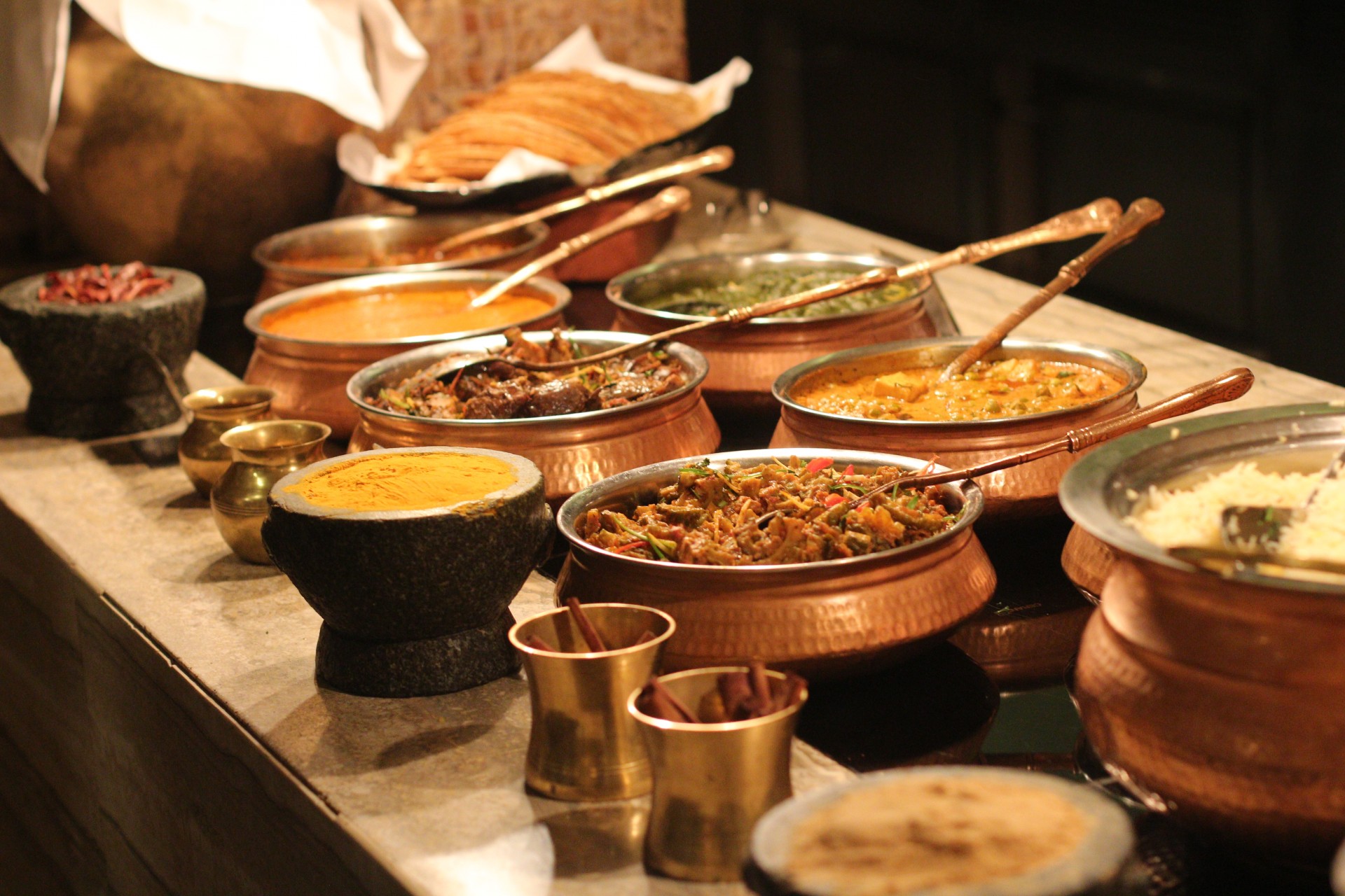 indian food buffet free photo