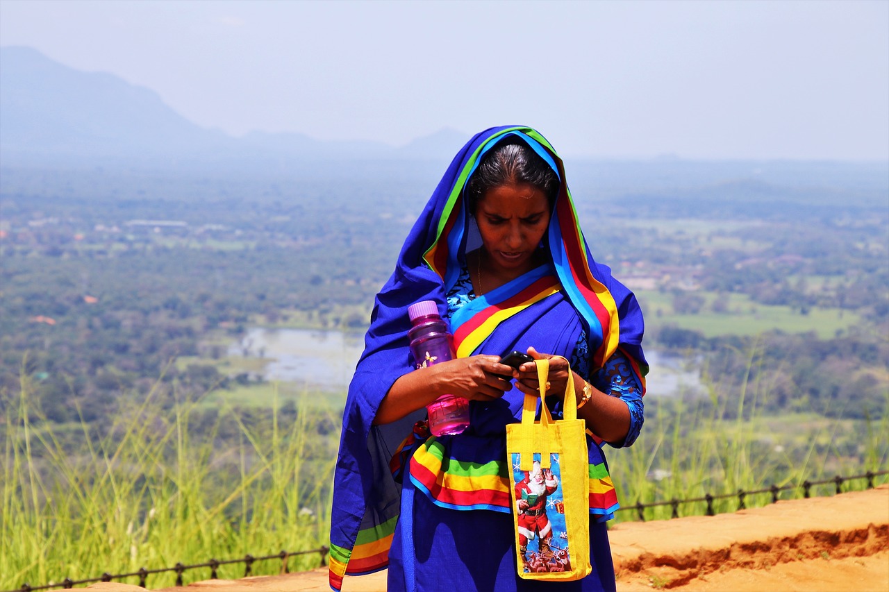 indian saree nature at the court of free photo