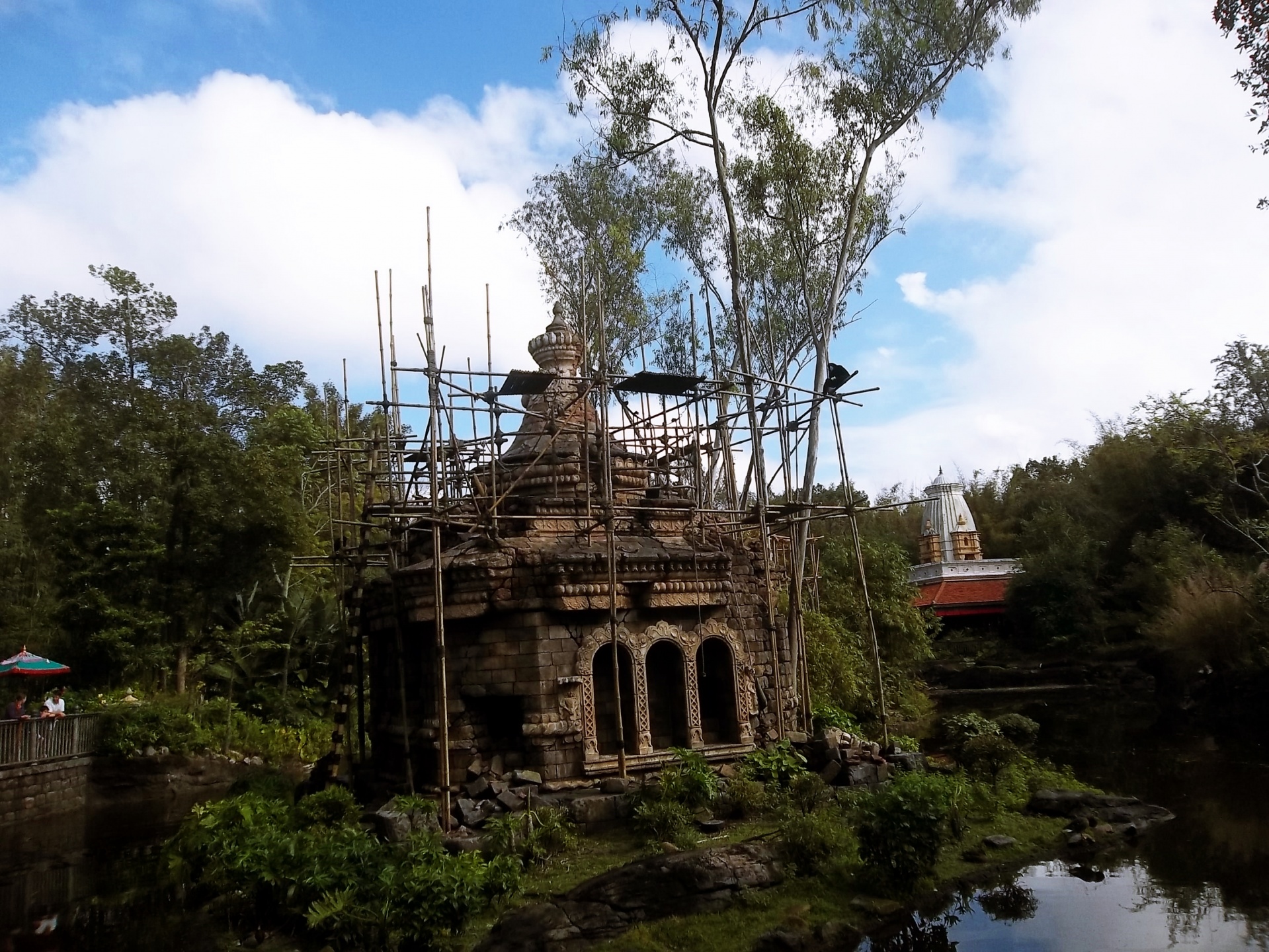 india temple river free photo