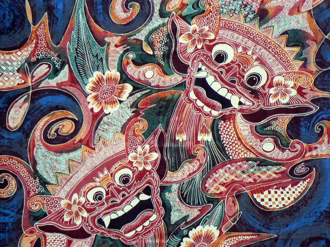 indonesia bali batik free photo