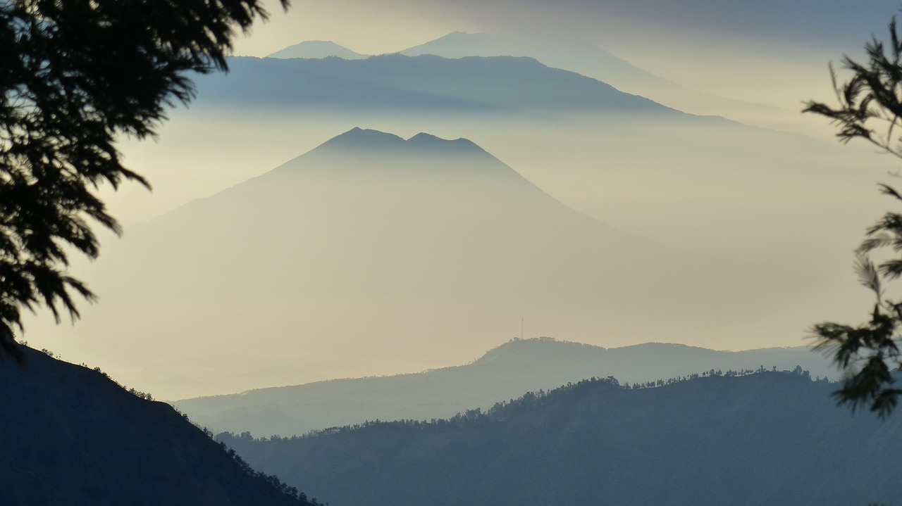 indonesia volcano rash free photo