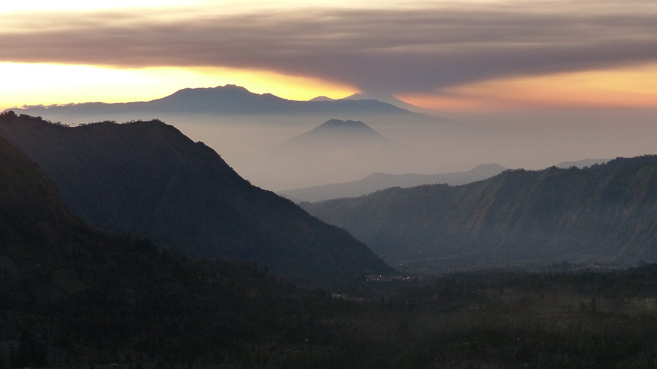 indonesia java volcano free photo
