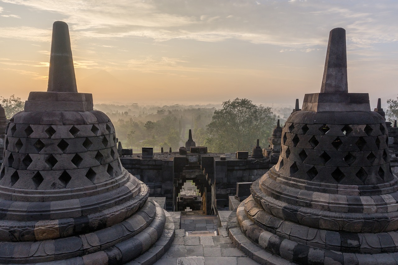 indonesia temple borodundur free photo