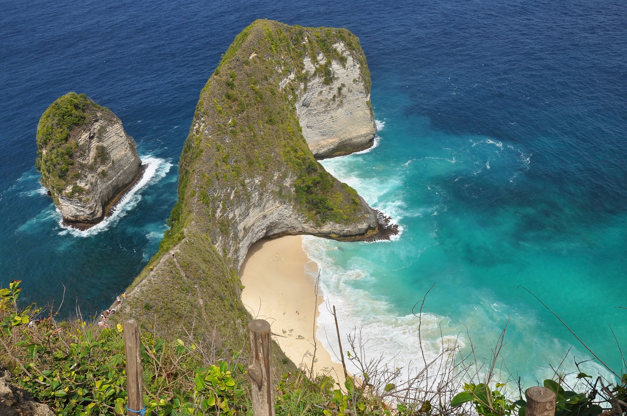 indonesia  kelingking  beach free photo