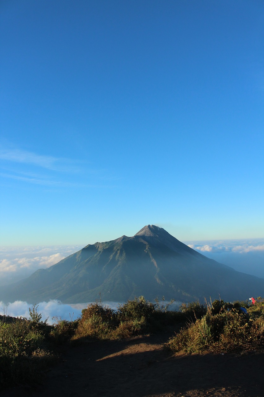 indonesian view merbabu free photo