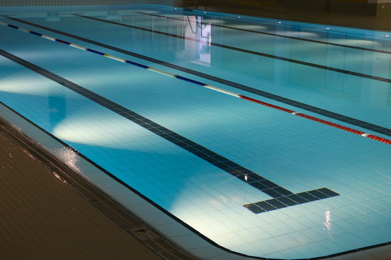 indoor swimming pool swimming pool lane free photo