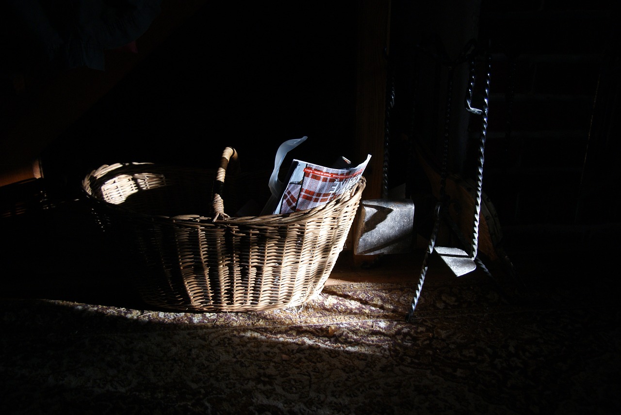 indoors basket interior free photo