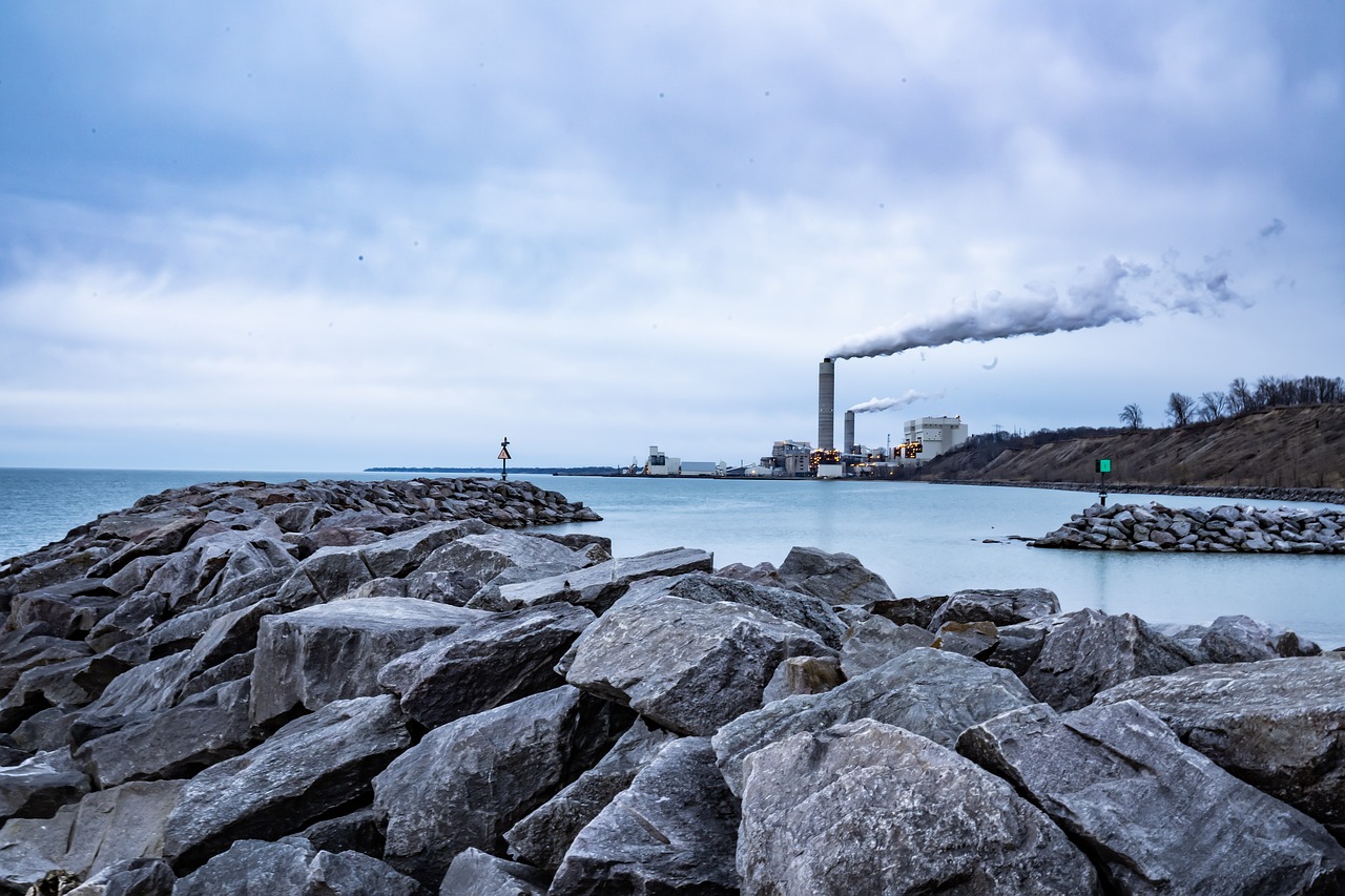 industrial  power plant  great lakes free photo