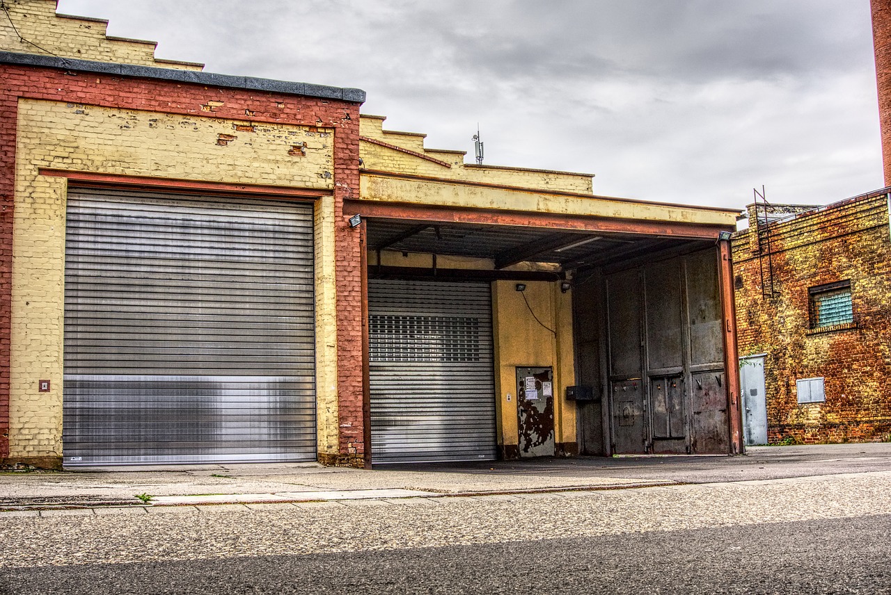 industrial building industrial hall building free photo