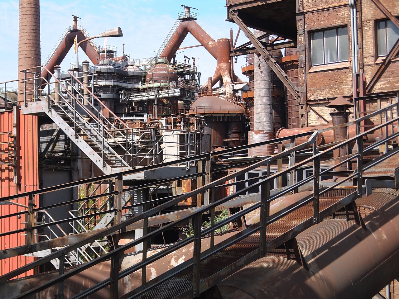 industrial monument ironworks völklingen free photo