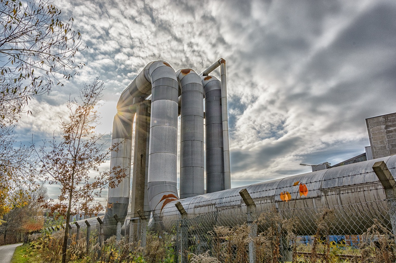 industry pipes industrial plant free photo