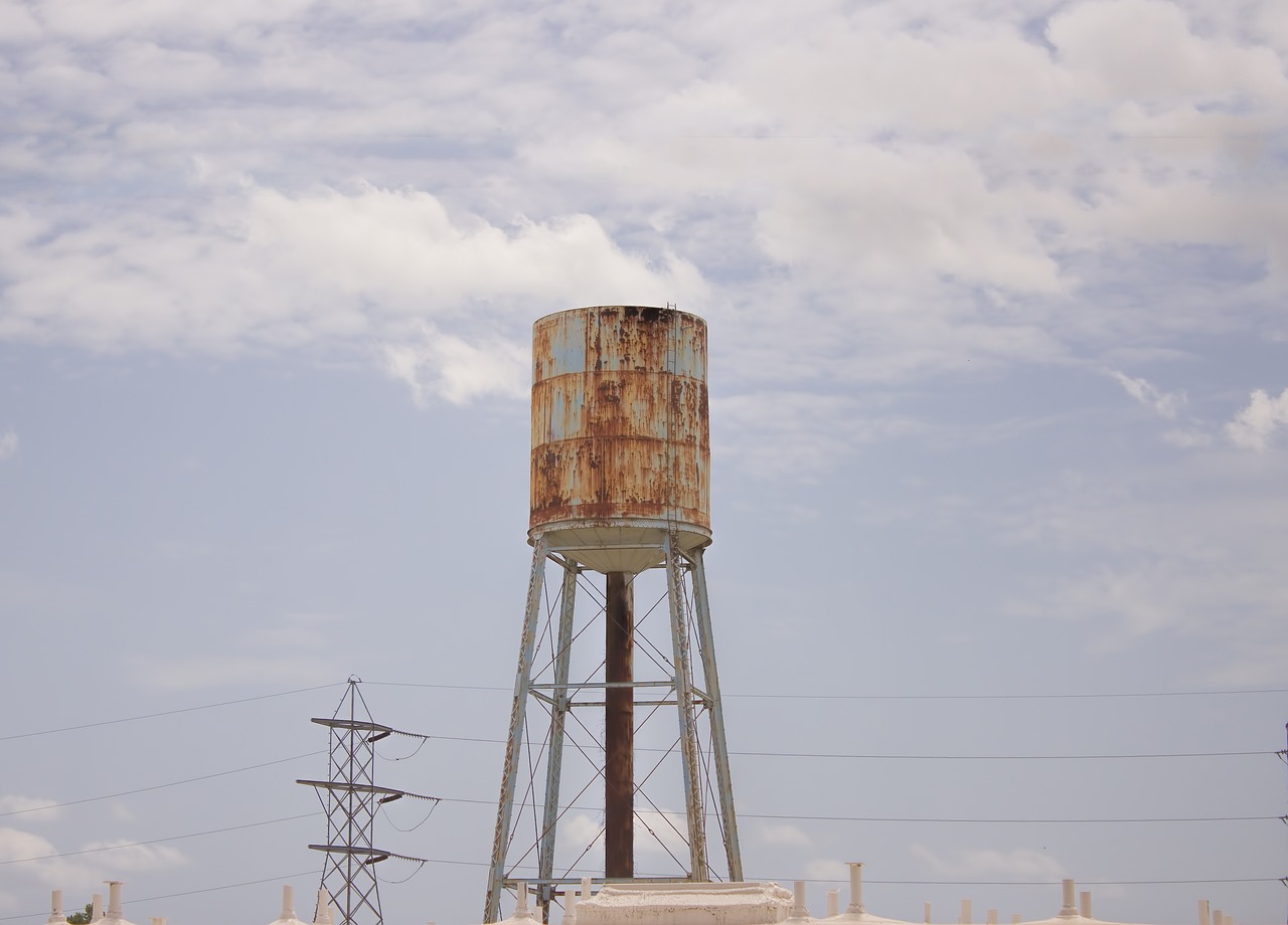 industry water tower industrial free photo