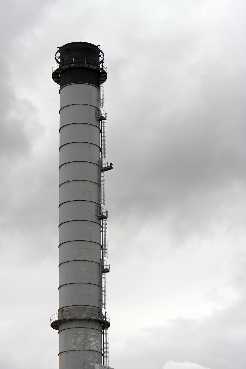 industry industrial chimney flue free photo