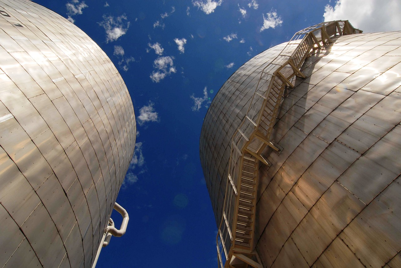 industry tank stairs free photo