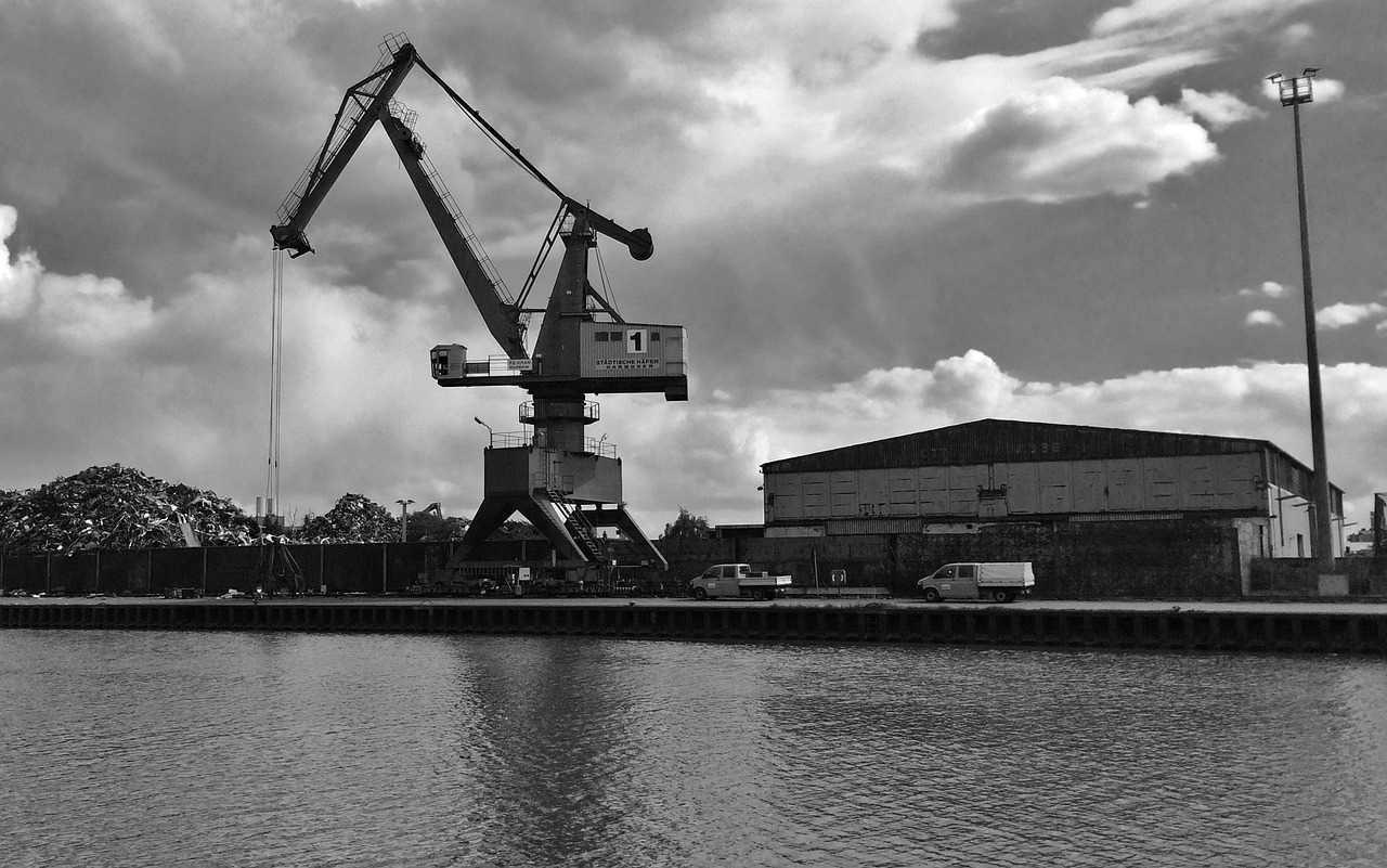 industry industrial area scrap free photo
