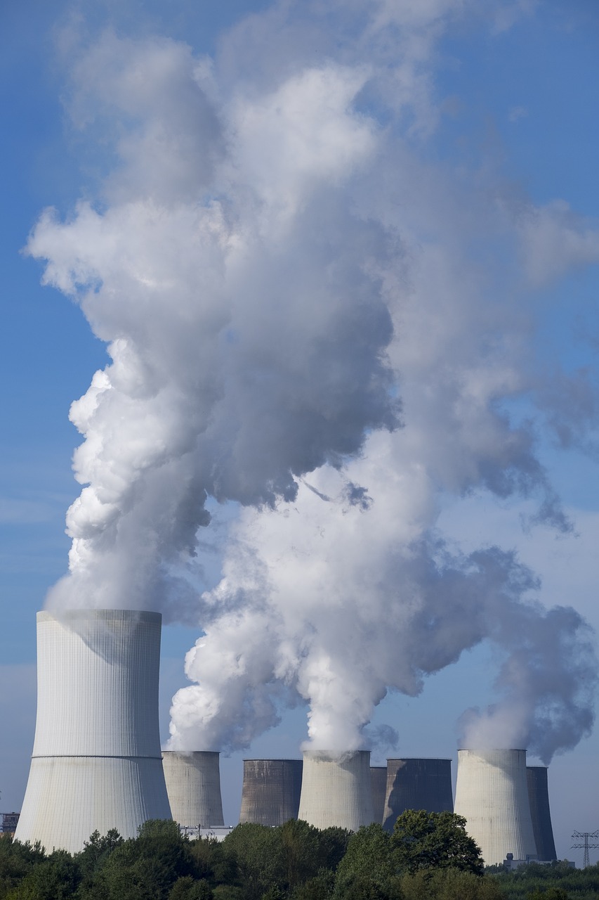 industry power plant nuclear power plant free photo