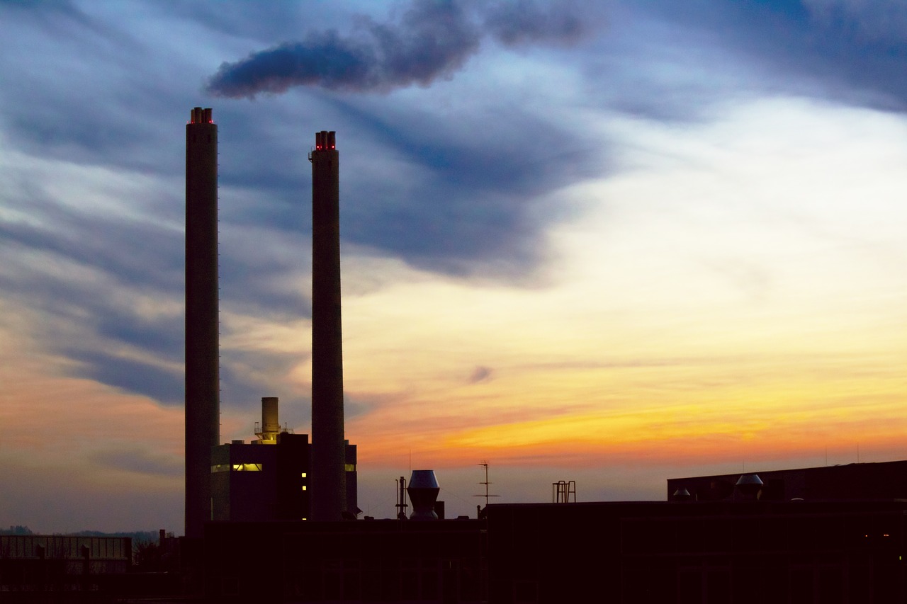 industry pollution environment free photo