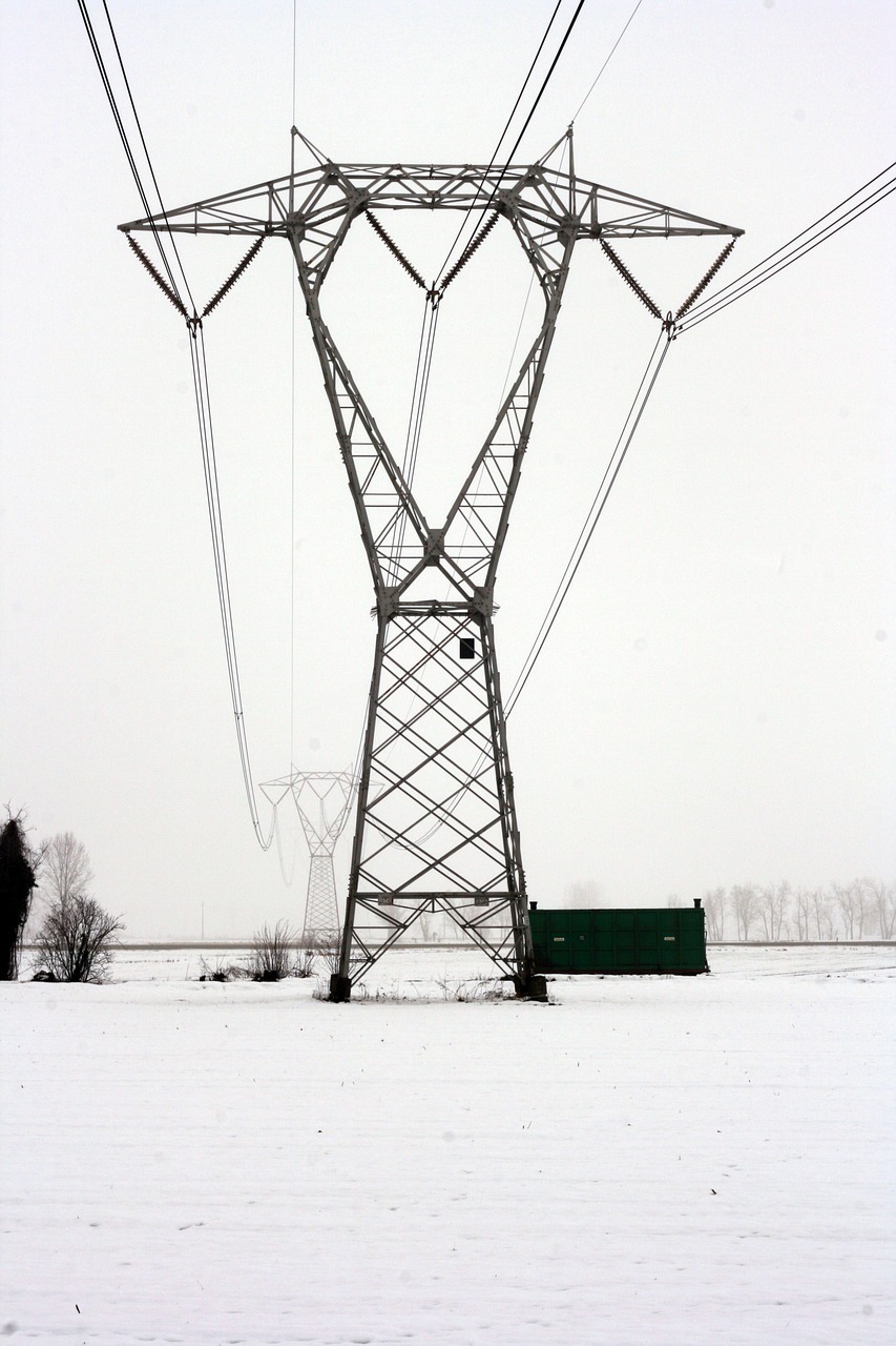 industry energy snow free photo