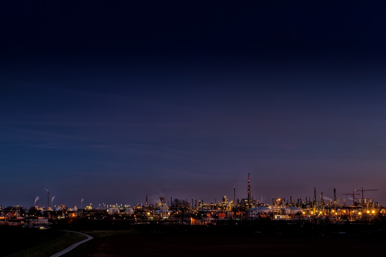 industry factory industrial plant free photo