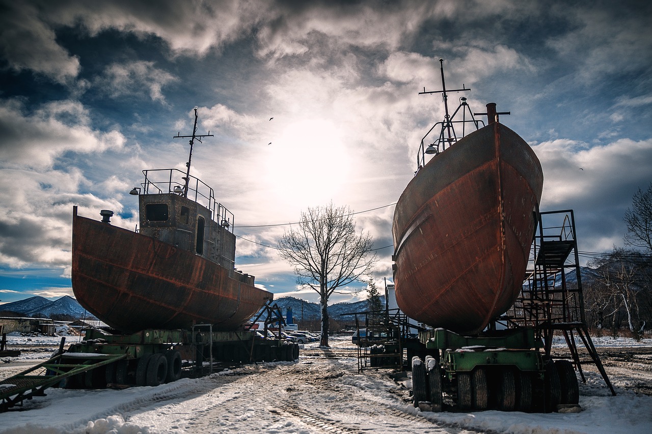 industry ship the abandoned free photo