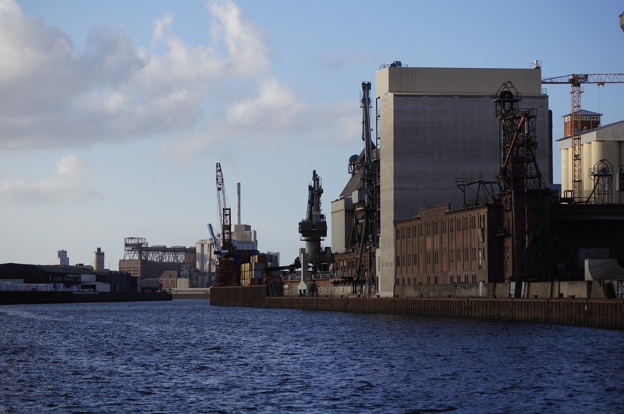 industry  port  crane free photo