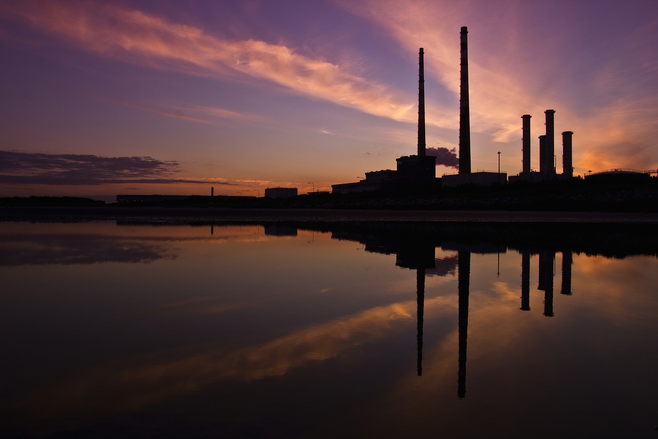 industry  chimneys  dublin free photo