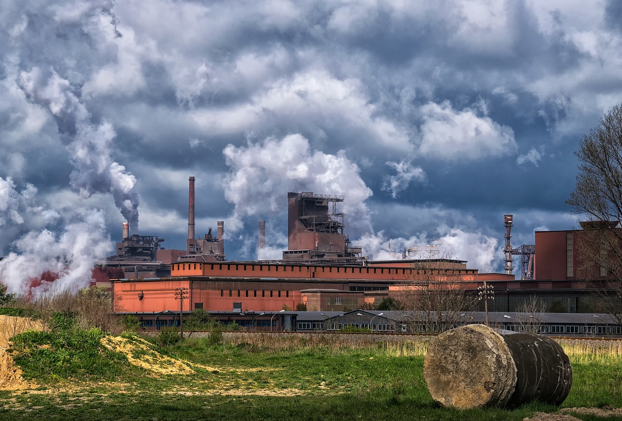 industry  steel mill  factory free photo