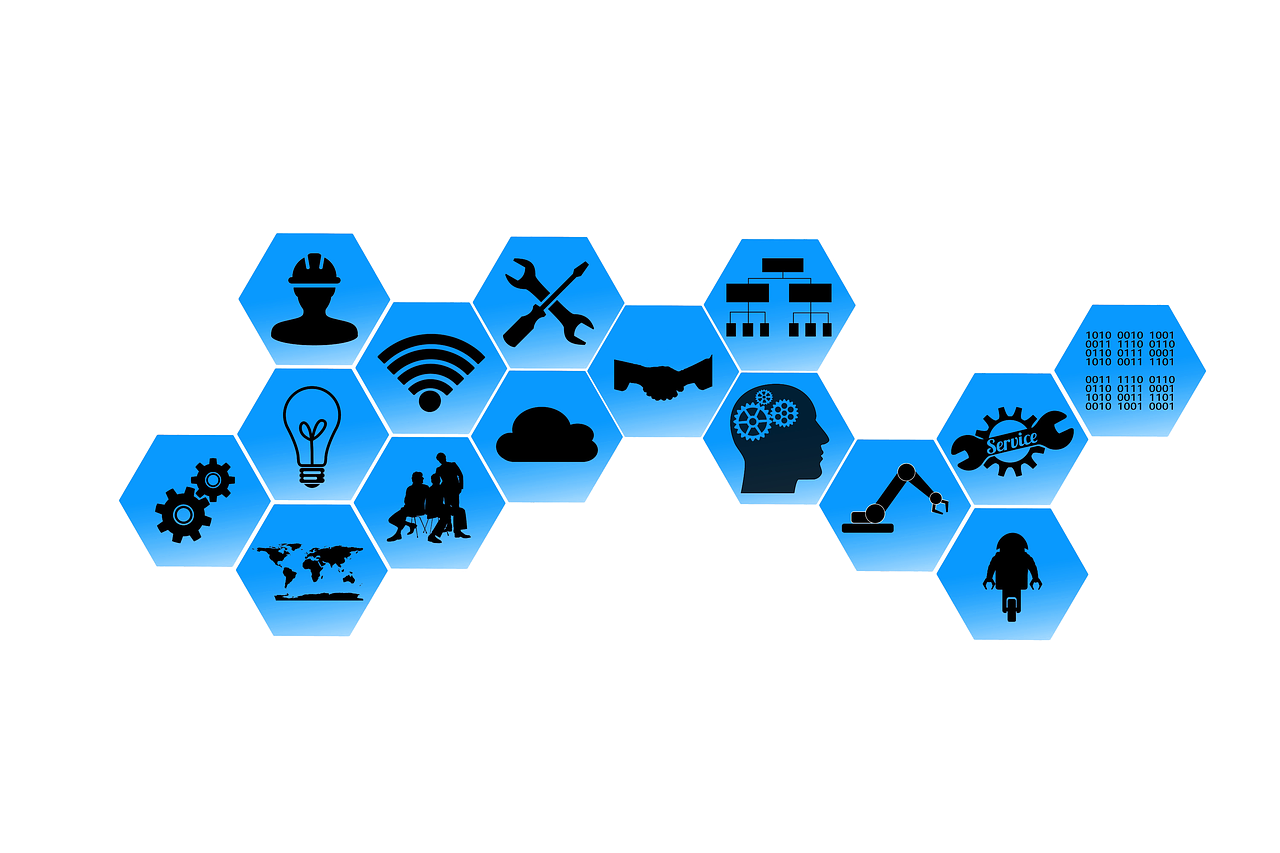 industry 4 0 network free photo