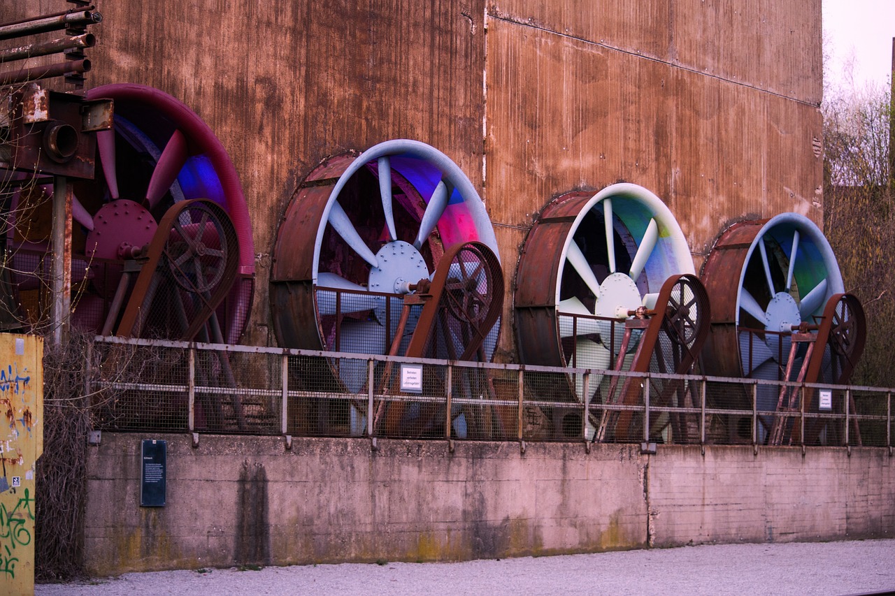 industry  ventilation  metal free photo