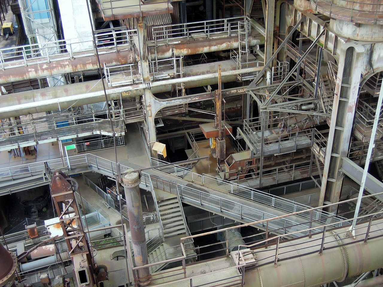 industry steel factory free photo