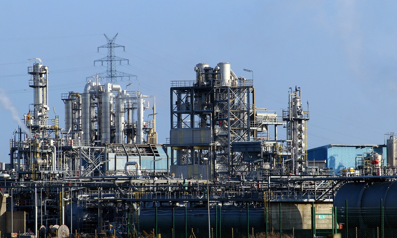 industry industrial plant petrochemical industry free photo