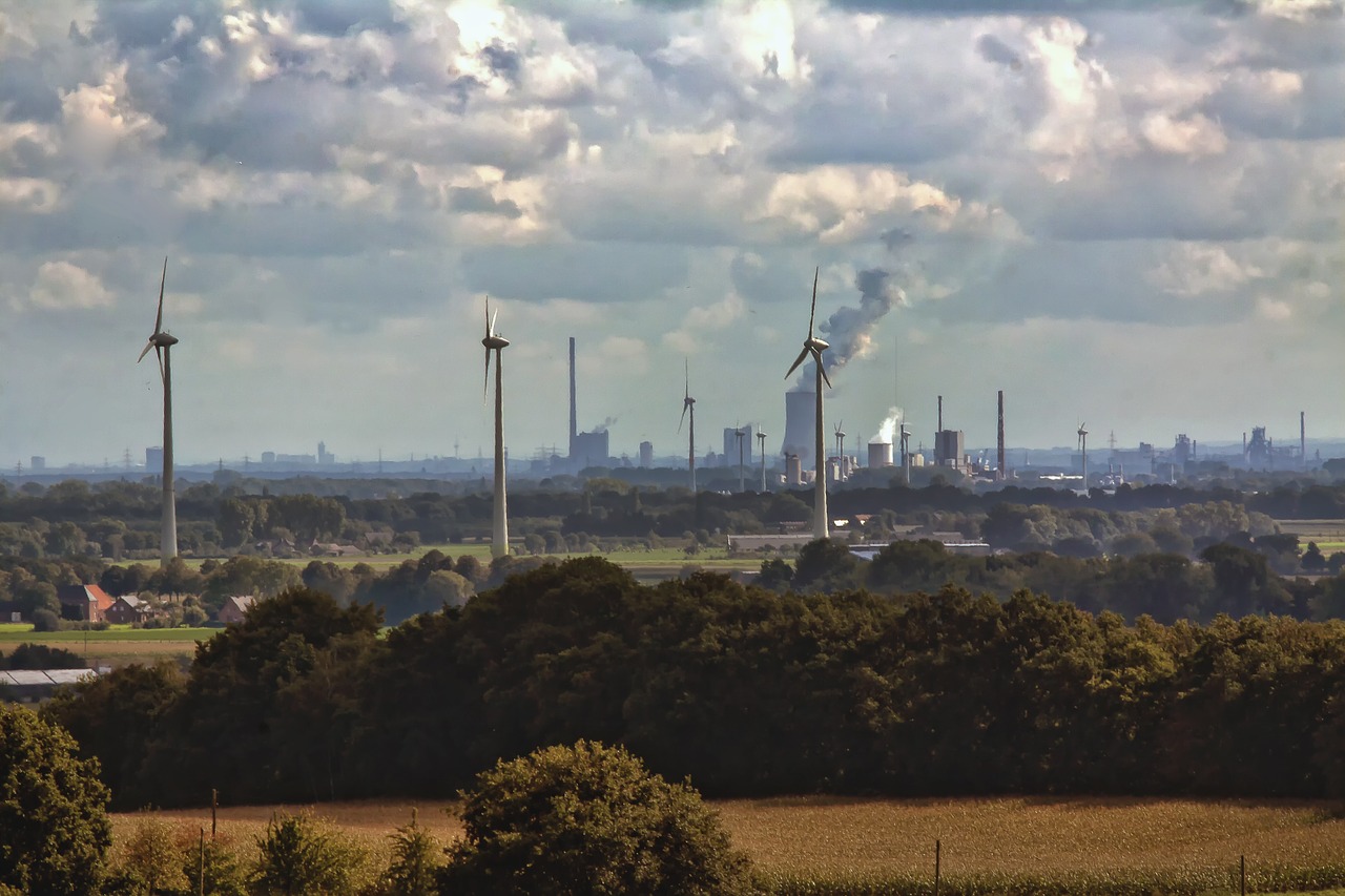 industry ruhr area smoke free photo
