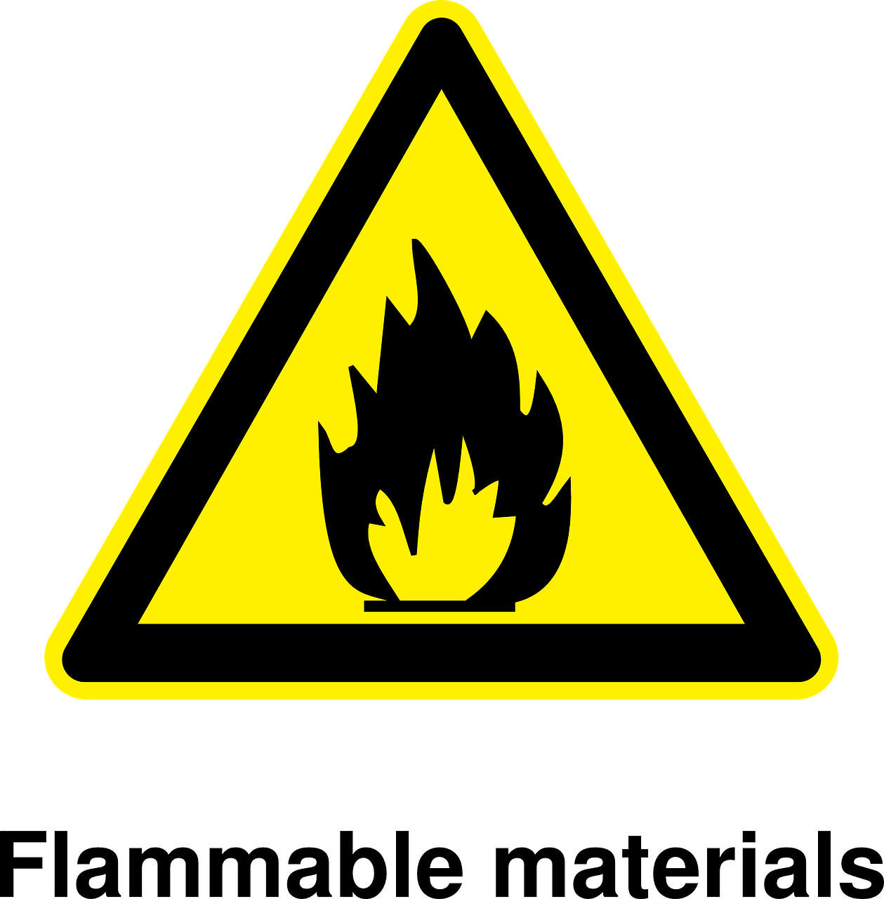 inflammable signs danger free photo