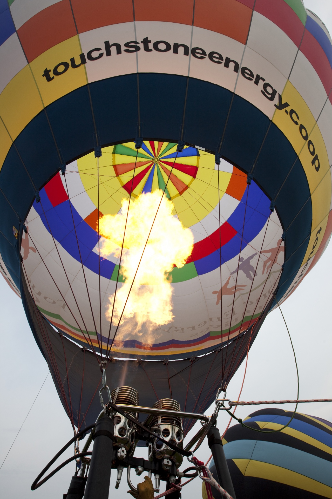 hot air balloon burner flames free photo