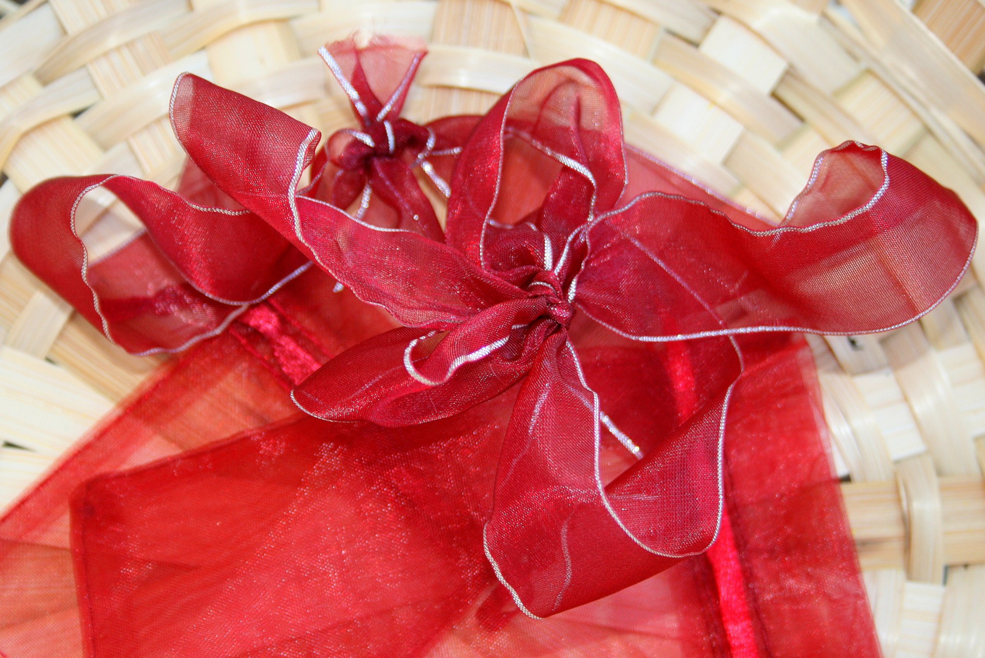 ribbon red voile free photo