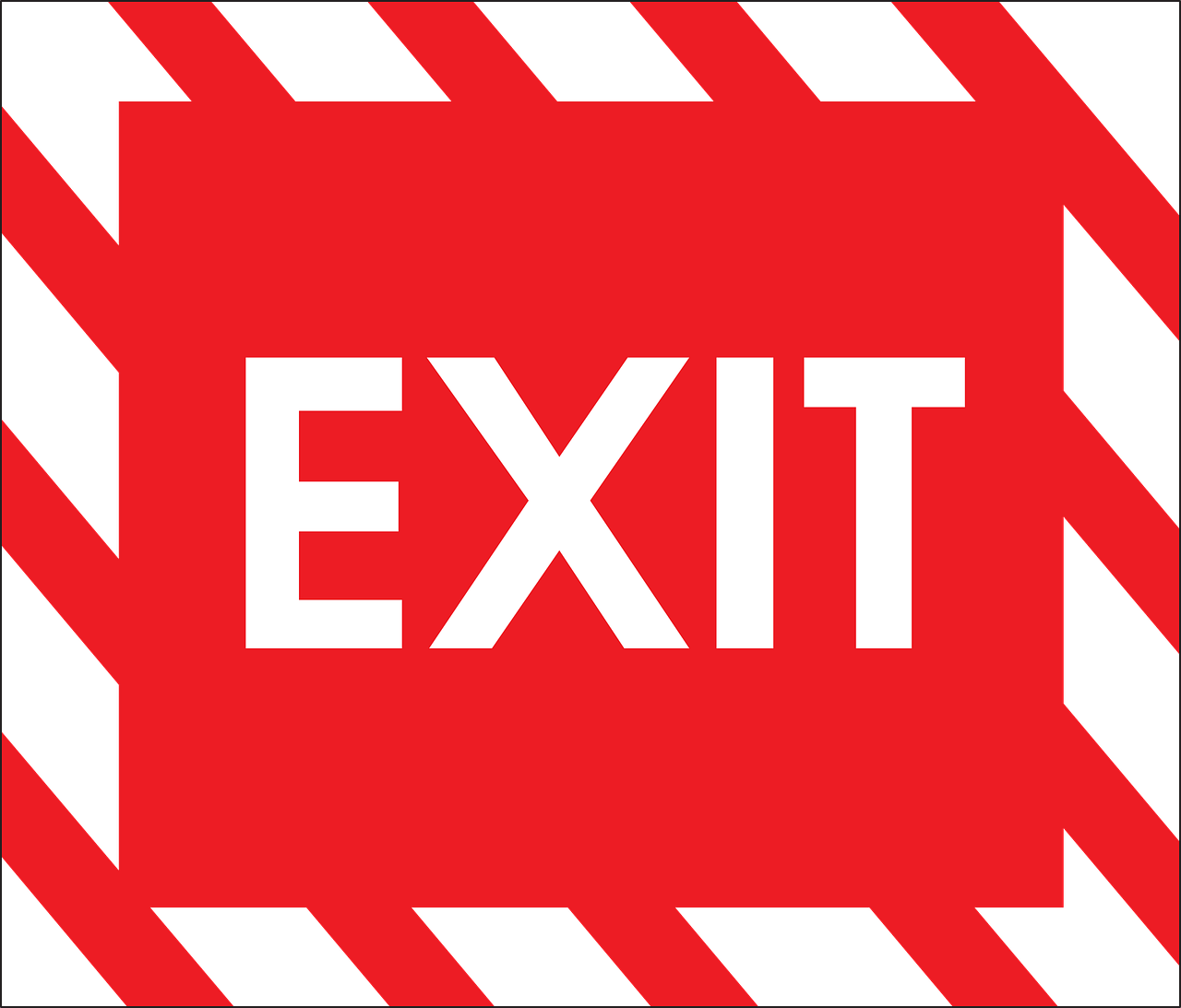 information exit door free photo