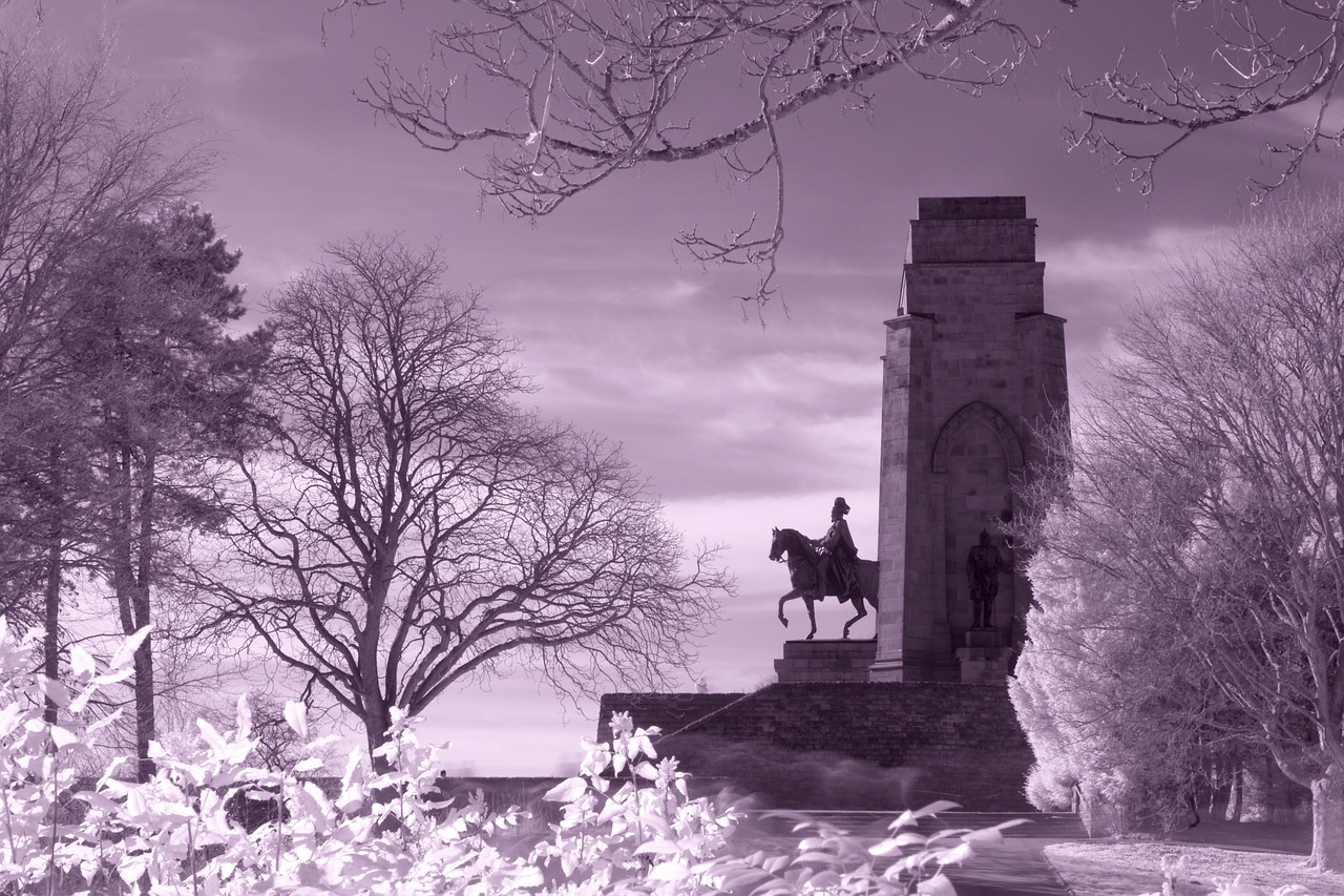 infrared filter monument hohensyburg free photo