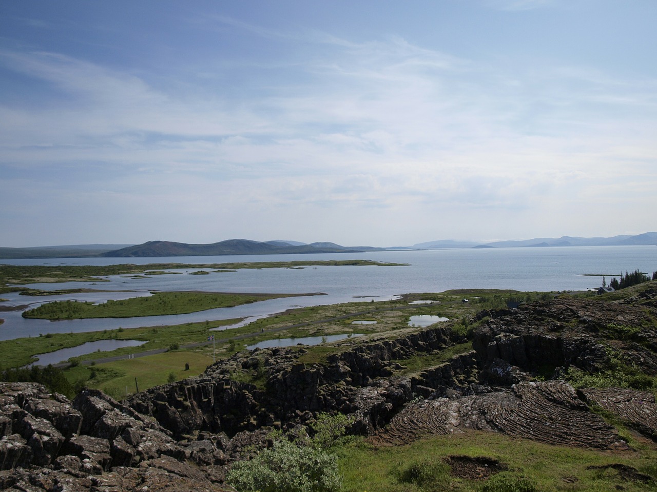 þingvellir iceland landscape free photo