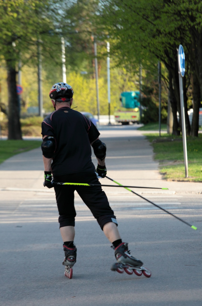 inline skating summer summer sport free photo