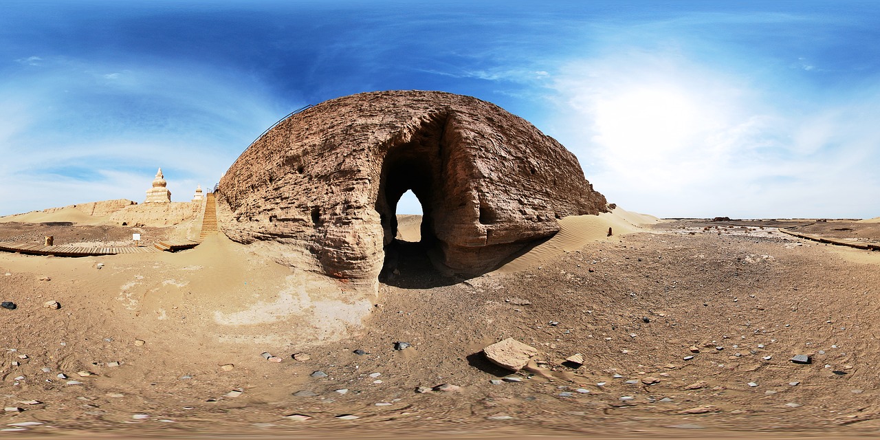 inner mongolia black city desert free photo