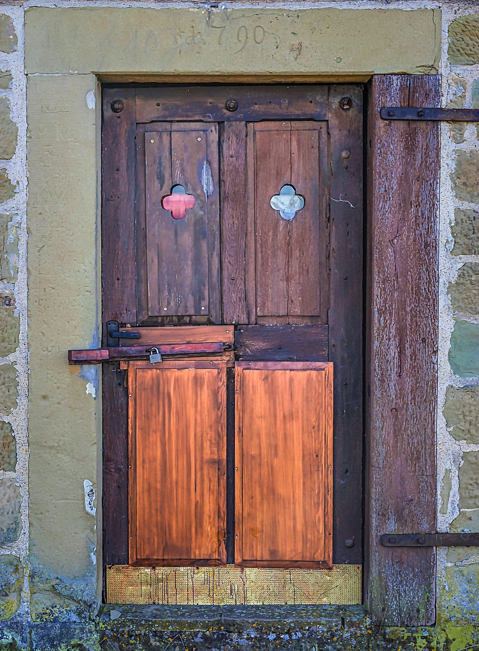 input wooden door old free photo