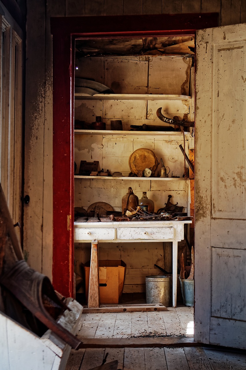 inside home ghost town free photo