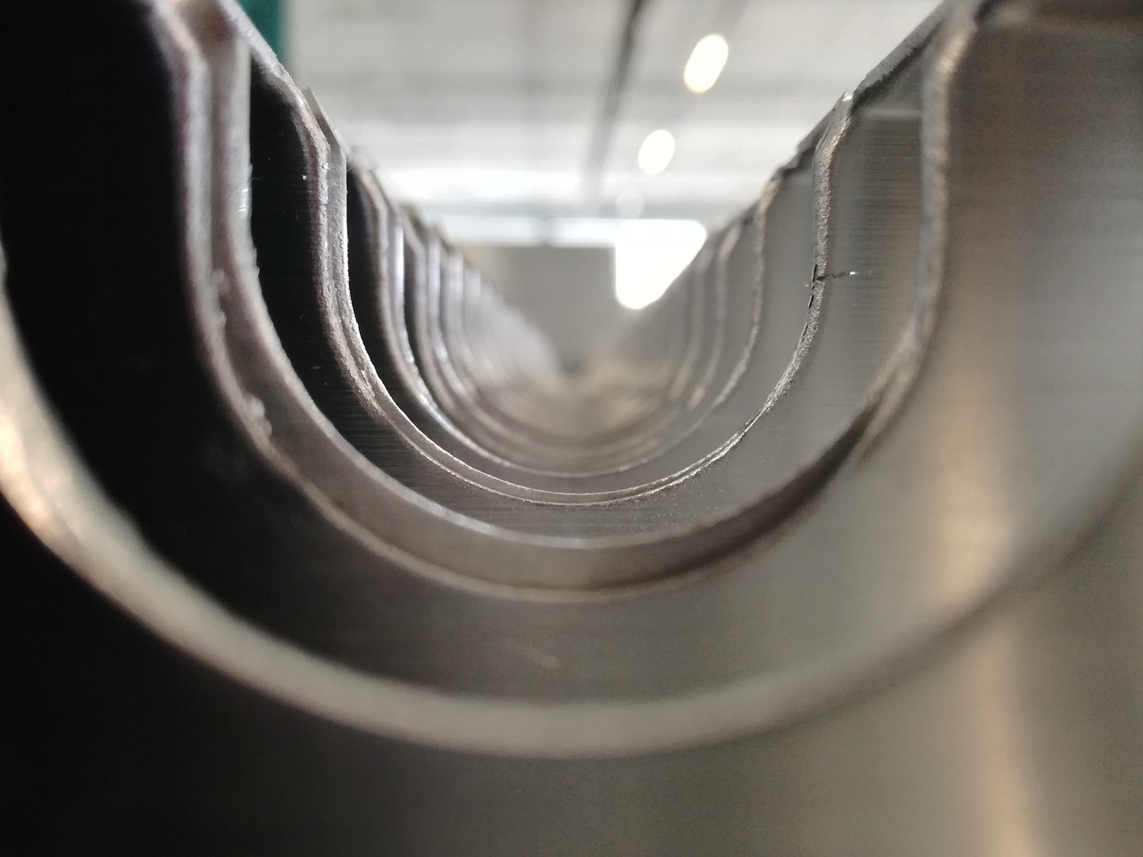 inside pipe abstract free photo