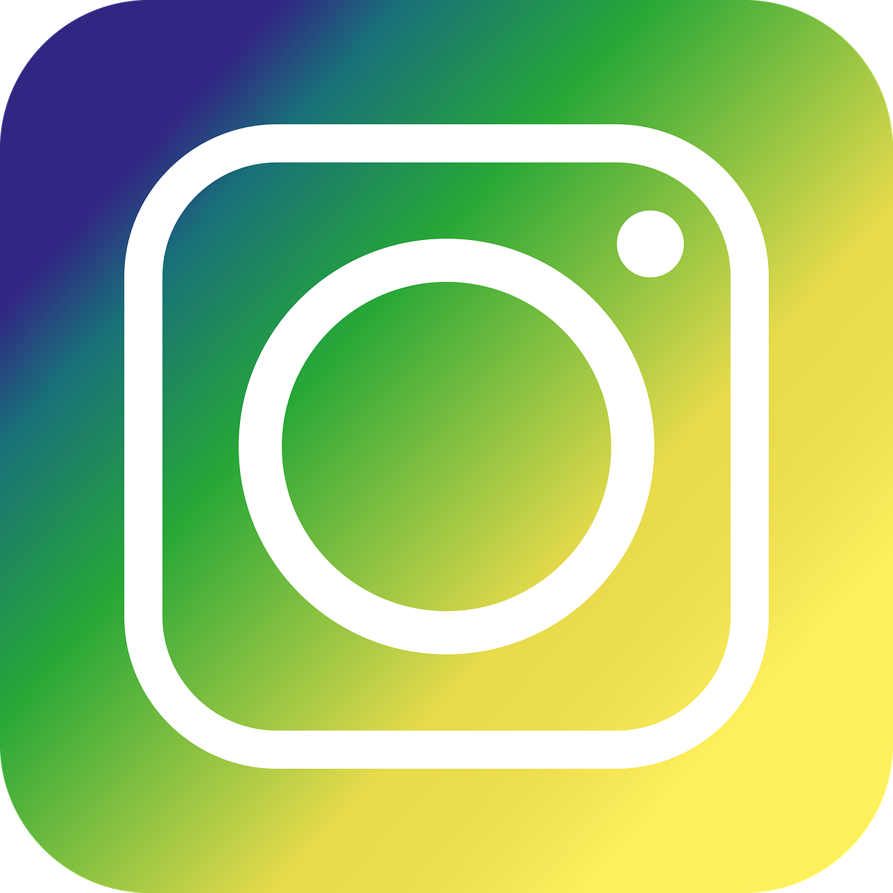 Instagram,icon,green,yellow,logo - free image from needpix.com