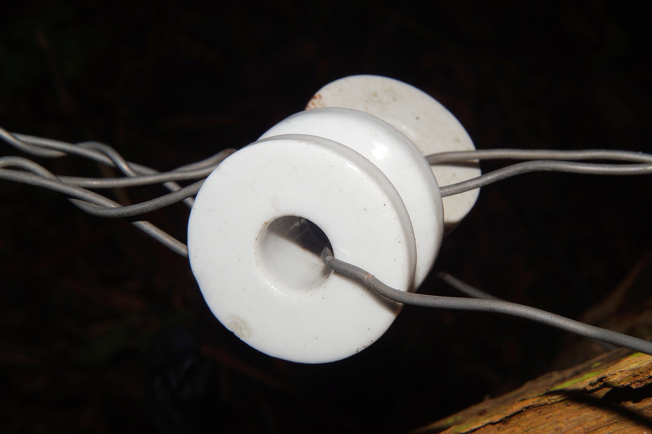 insulator wire electric fence free photo