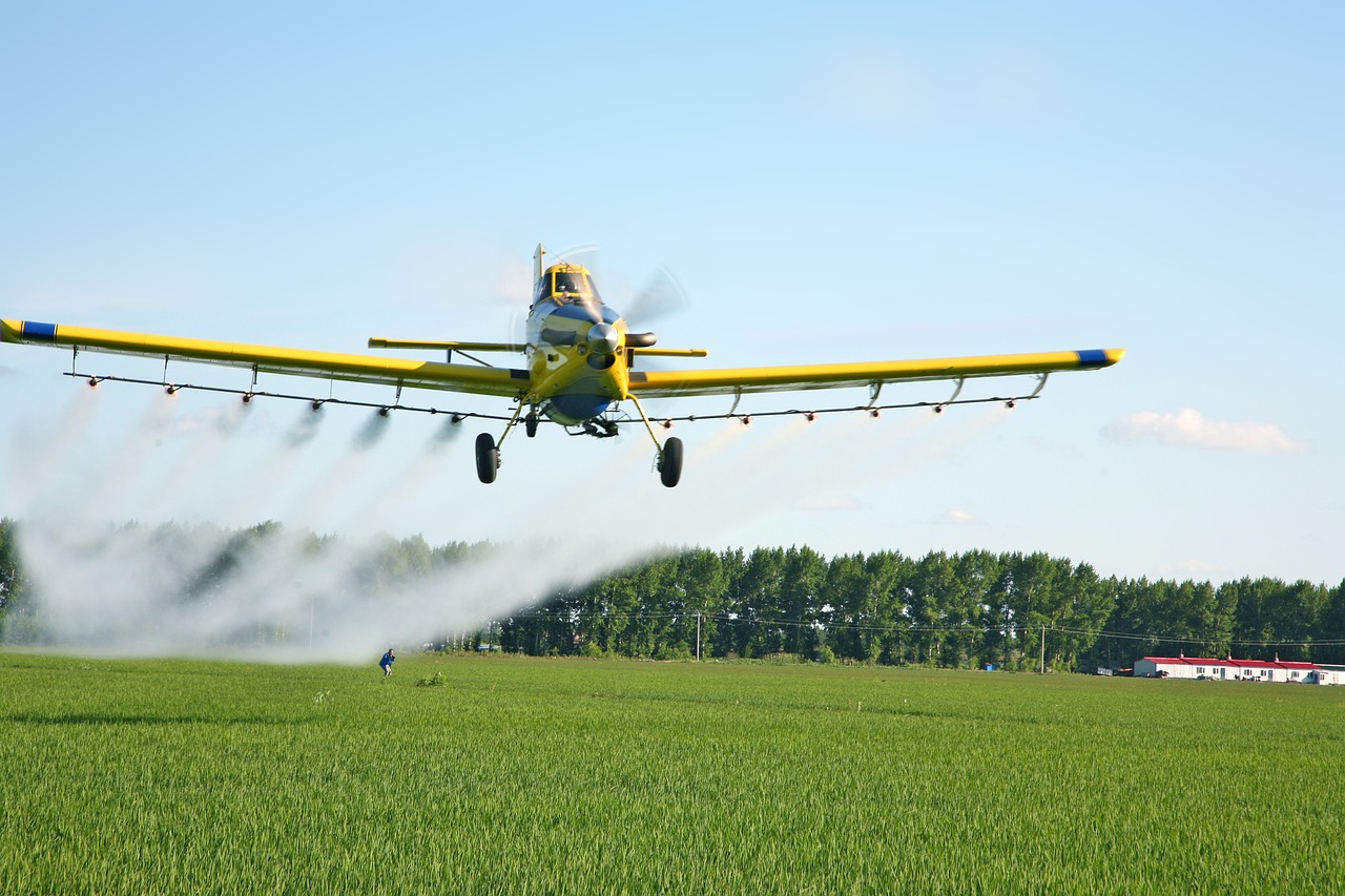 intelligent agriculture aircraft free photo