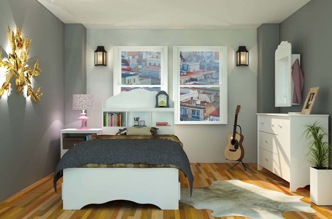 interior  furniture  bedroom free photo