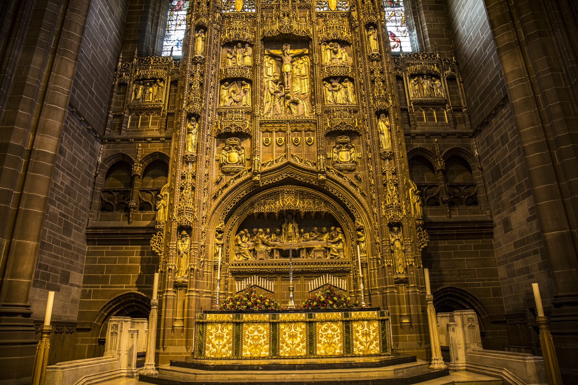 liverpool interior cathedral free photo